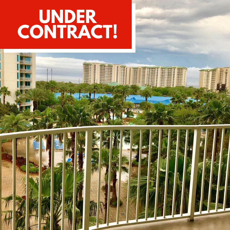 Condo Under Contract in the Palms of Destin by Destin Real Estate