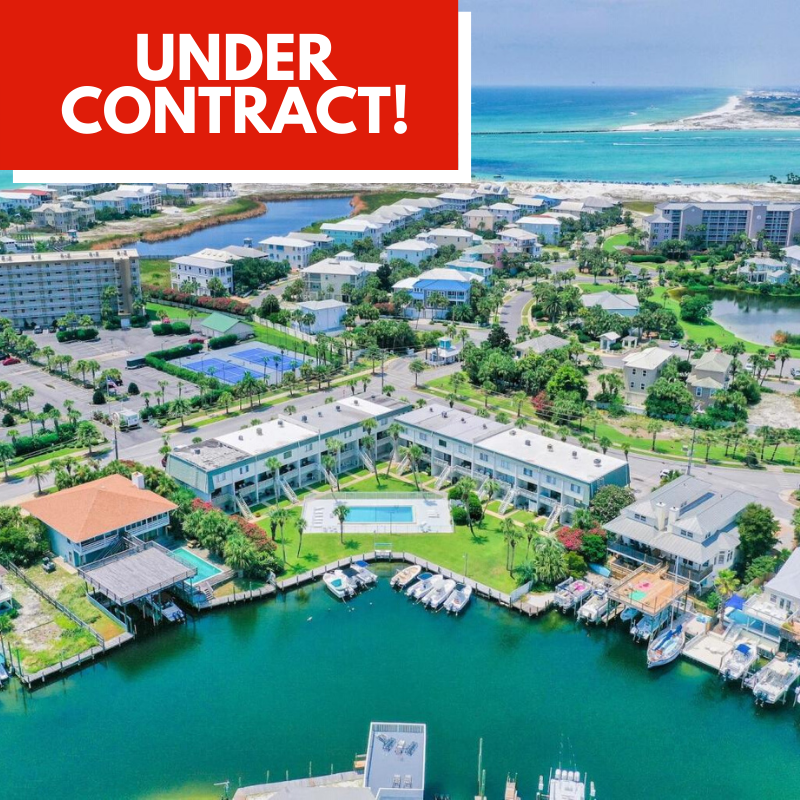 Townhome Under Contract in Isla Blanca by Destin Real Estate